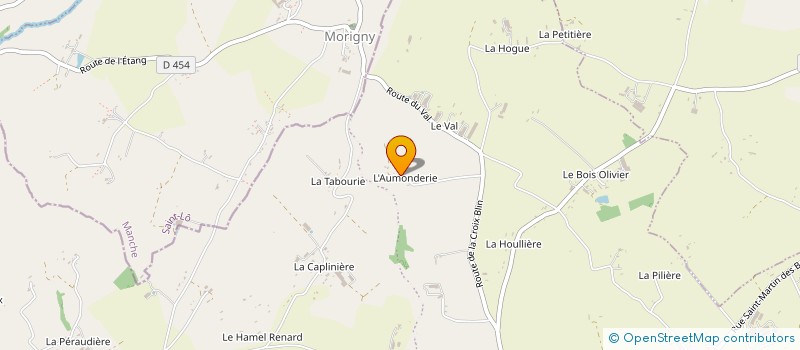 localisation de l'entreprise MONSIEUR GUILLAUME CONTENTIN  TESSY-BOCAGE