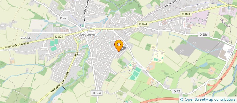 localisation de l'entreprise MONSIEUR GUILLAUME CONTIVAL  LEGUEVIN