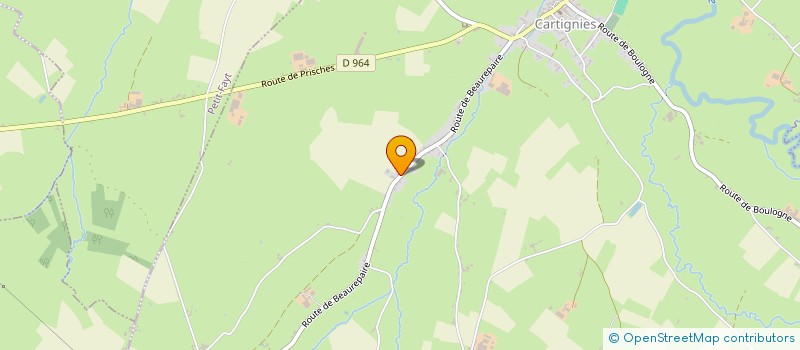 localisation de l'entreprise MONSIEUR GUILLAUME COPY  CARTIGNIES