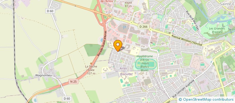 localisation de l'entreprise MONSIEUR GUILLAUME COQUEL à ARRAS