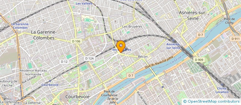 localisation de l'entreprise MONSIEUR GUILLAUME CORACCIN à COURBEVOIE