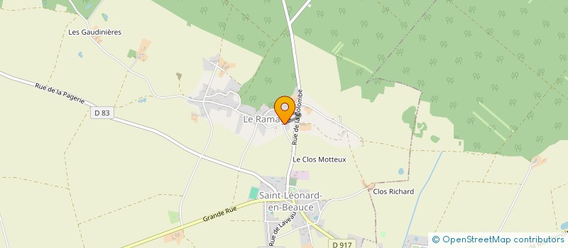 localisation de l'entreprise MONSIEUR GUILLAUME CORDIER  SAINT LEONARD EN BEAUCE