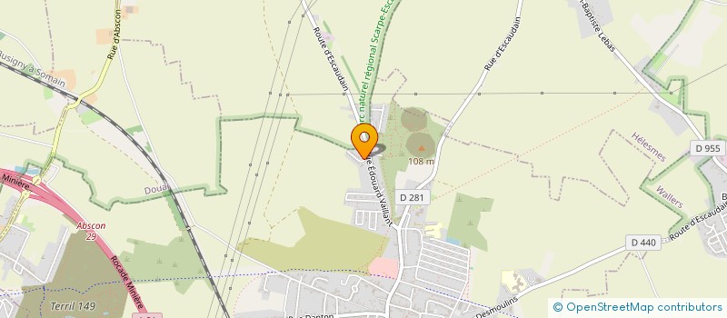 localisation de l'entreprise MONSIEUR GUILLAUME CORINO  ESCAUDAIN