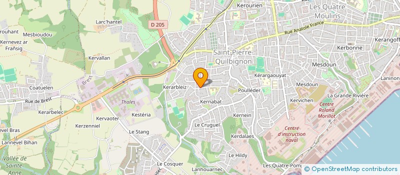 localisation de l'entreprise MONSIEUR GUILLAUME CORNEN à BREST