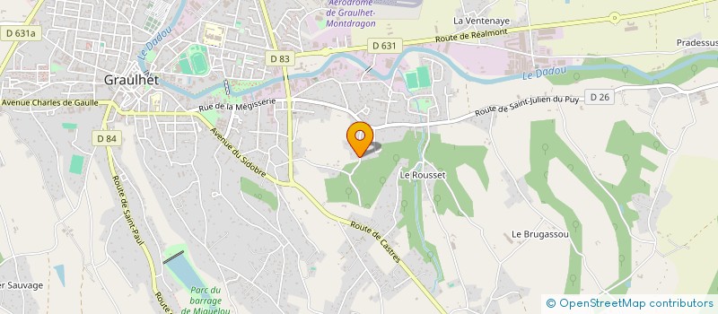 localisation de l'entreprise MONSIEUR GUILLAUME CORNIQUET à GRAULHET