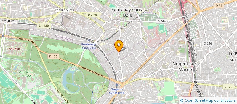 localisation de l'entreprise MONSIEUR GUILLAUME CORNUT à FONTENAY-SOUS-BOIS
