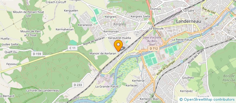 localisation de l'entreprise MONSIEUR GUILLAUME CORSON à LANDERNEAU