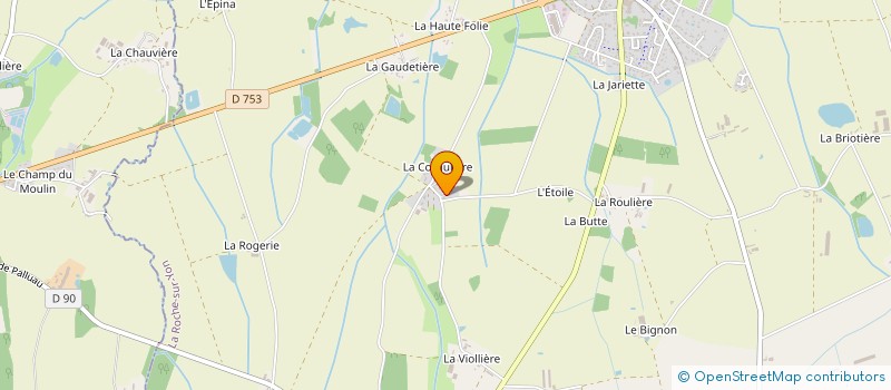 localisation de l'entreprise MONSIEUR GUILLAUME COSNIER  FALLERON