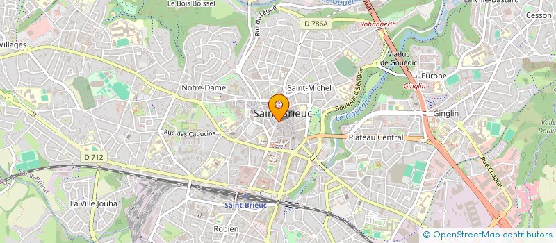 localisation de l'entreprise MONSIEUR GUILLAUME COSSON à SAINT-BRIEUC