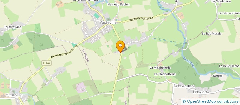 localisation de l'entreprise MONSIEUR GUILLAUME COTTEBRUNE  LA HAGUE