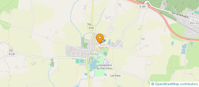 localisation de l'entreprise MONSIEUR GUILLAUME COTTIER à OMBREE D'ANJOU