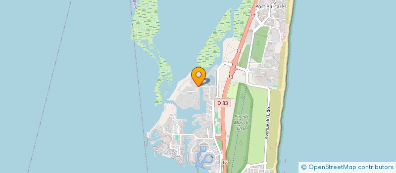 localisation de l'entreprise MONSIEUR GUILLAUME COTTRANT  LE BARCARES