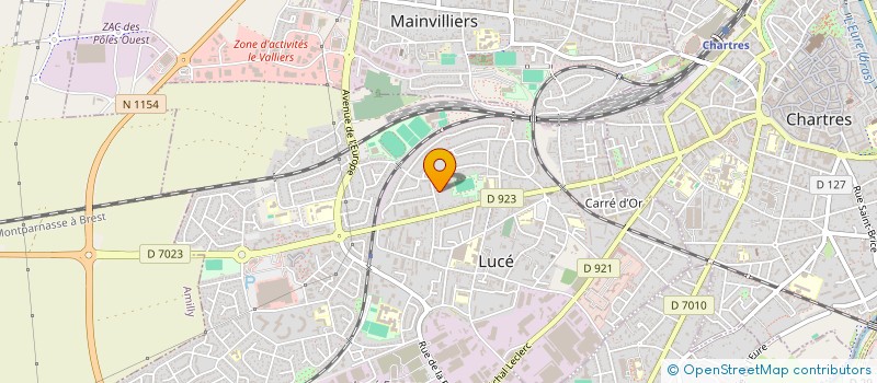 localisation de l'entreprise MONSIEUR GUILLAUME COUDERT à LUCE