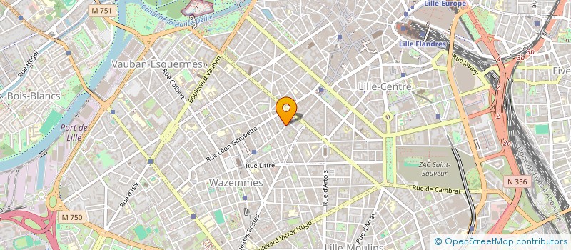 localisation de l'entreprise MONSIEUR GUILLAUME COUDRIAU  LILLE