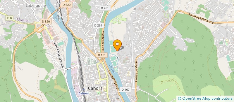 localisation de l'entreprise MONSIEUR GUILLAUME COULON  CAHORS