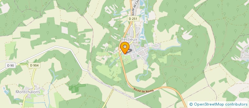 localisation de l'entreprise MONSIEUR GUILLAUME COURAULT  FESTIEUX