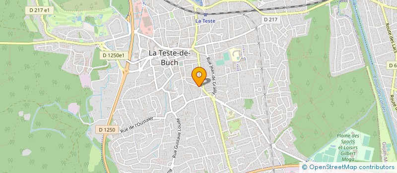 localisation de l'entreprise MONSIEUR GUILLAUME COURTAIGNE à LA TESTE-DE-BUCH