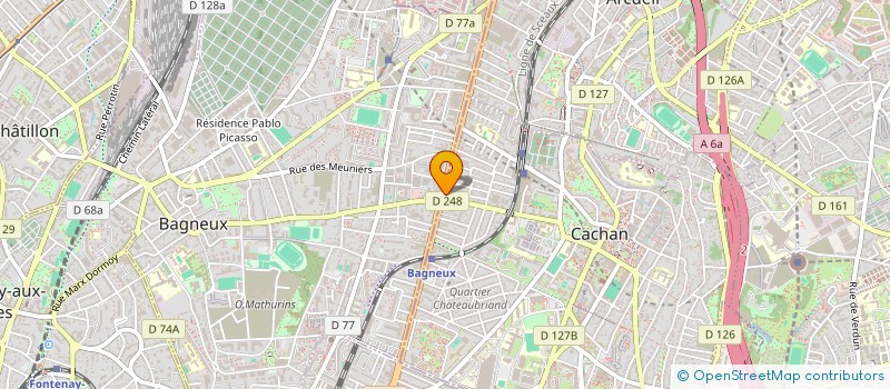 localisation de l'entreprise MONSIEUR GUILLAUME COURTIEUX à CACHAN