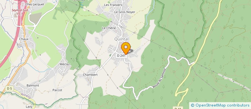 localisation de l'entreprise MONSIEUR GUILLAUME COUTRET à ANNECY