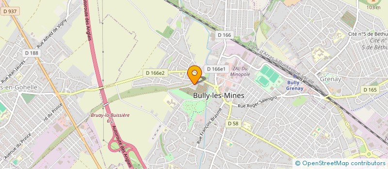 localisation de l'entreprise MONSIEUR GUILLAUME COUTURE  BULLY-LES-MINES