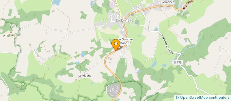 localisation de l'entreprise MONSIEUR GUILLAUME COUTURE  LE LONZAC