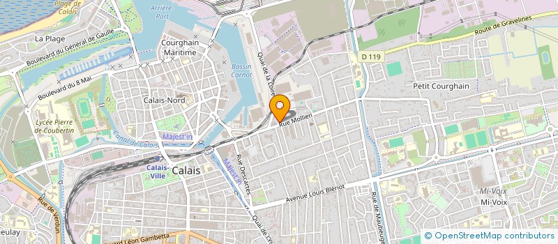 localisation de l'entreprise MONSIEUR GUILLAUME COVIN  CALAIS