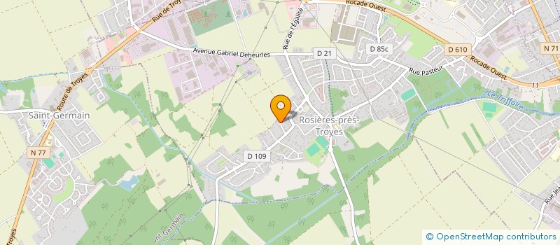 localisation de l'entreprise MONSIEUR GUILLAUME CRAME  ROSIERES-PRES-TROYES