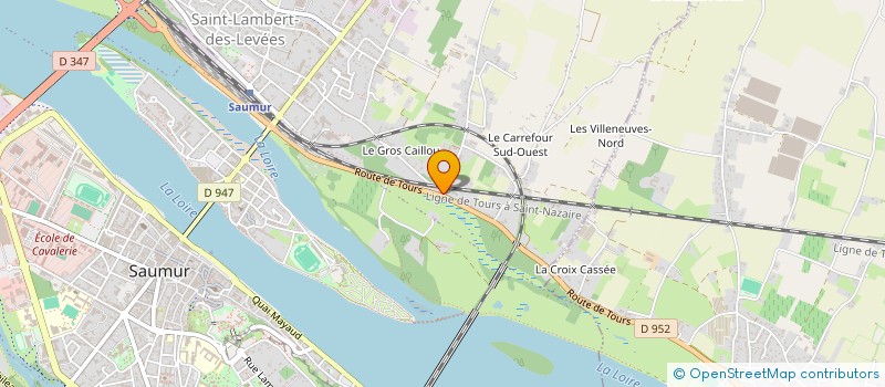 localisation de l'entreprise MONSIEUR GUILLAUME CRAND  SAUMUR