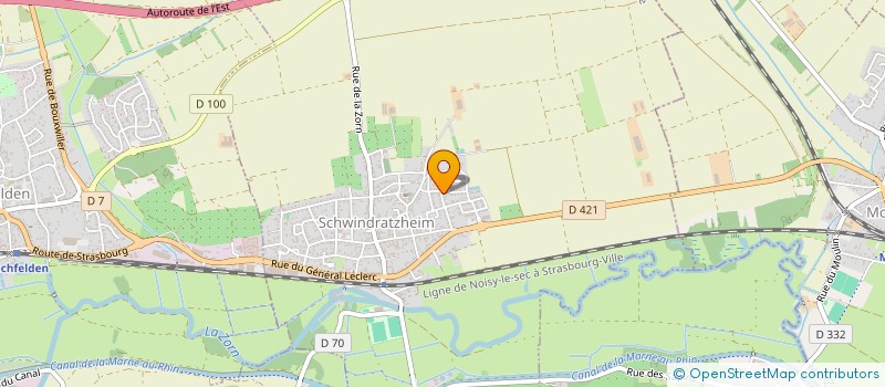 localisation de l'entreprise MONSIEUR GUILLAUME CRIQUI  SCHWINDRATZHEIM