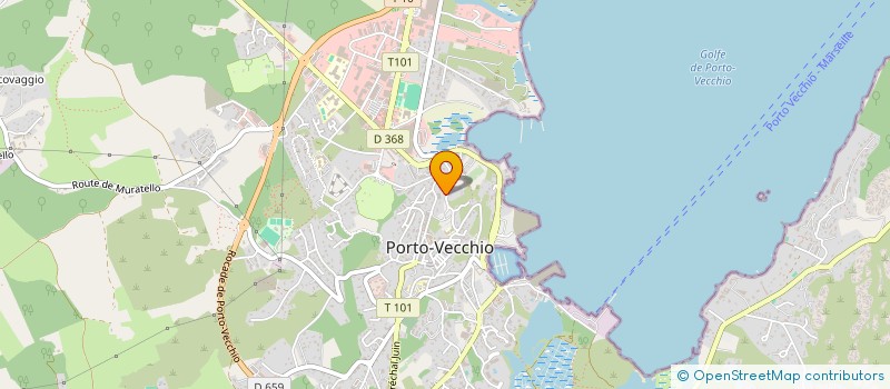 localisation de l'entreprise MONSIEUR GUILLAUME CRISTOFINI à PORTO-VECCHIO