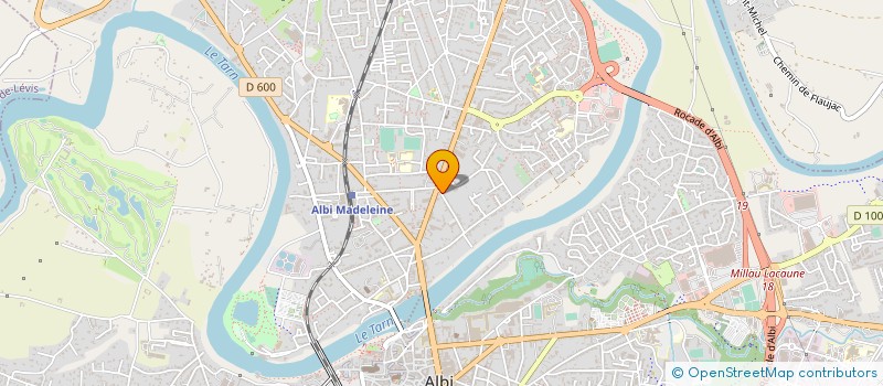 localisation de l'entreprise MONSIEUR GUILLAUME CROS à ALBI