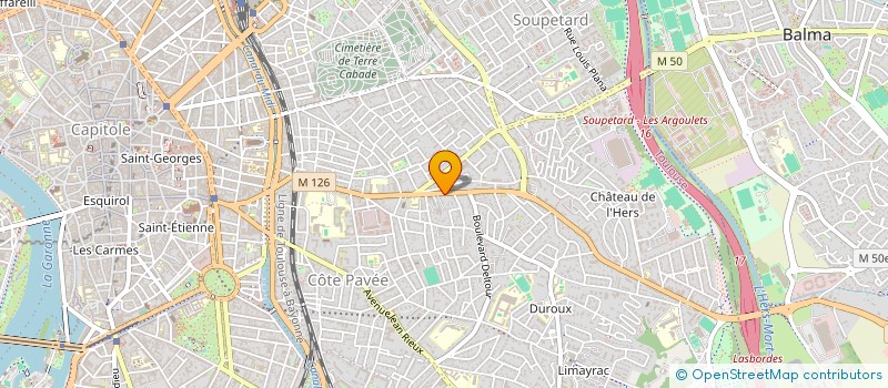 localisation de l'entreprise MONSIEUR GUILLAUME CROS  TOULOUSE