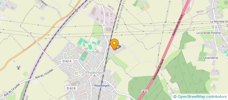 localisation de l'entreprise MONSIEUR GUILLAUME CZARNECKI  PHALEMPIN