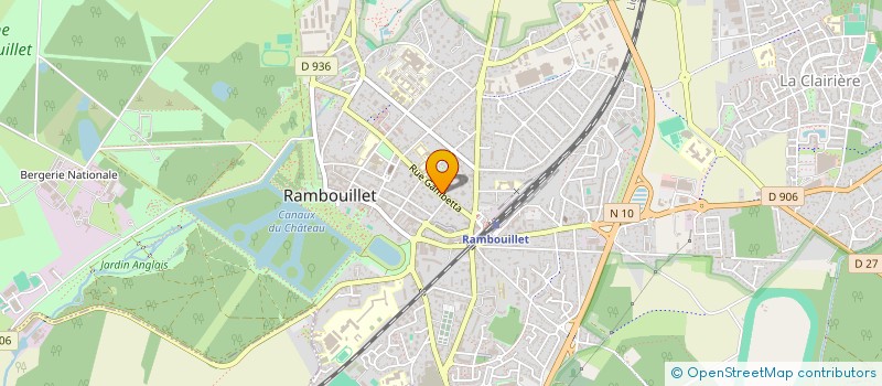 localisation de l'entreprise MONSIEUR GUILLAUME D'ADHEMAR  RAMBOUILLET