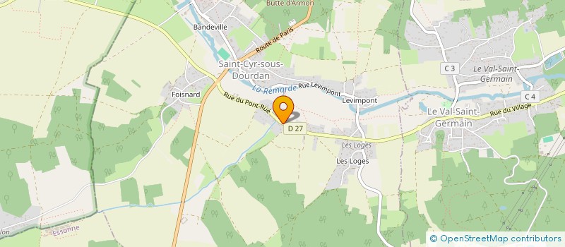 localisation de l'entreprise MONSIEUR GUILLAUME DA SILVEIRA  SAINT-CYR-SOUS-DOURDAN