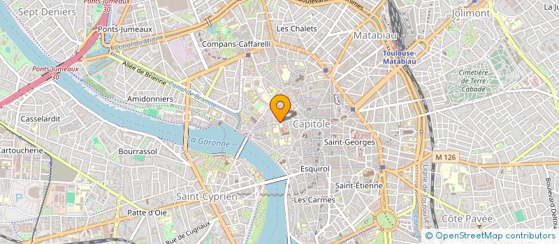 localisation de l'entreprise MONSIEUR GUILLAUME DAHLEM  TOULOUSE