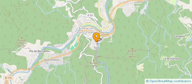 localisation de l'entreprise MONSIEUR GUILLAUME DAIREAUX  AMELIE-LES-BAINS-PALALDA