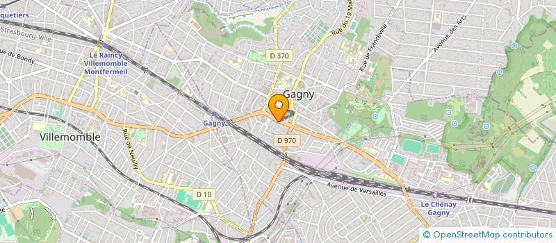 localisation de l'entreprise MONSIEUR GUILLAUME DAL FARRA  GAGNY