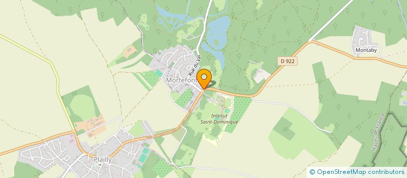 localisation de l'entreprise MONSIEUR GUILLAUME DALBOSCO  MORTEFONTAINE