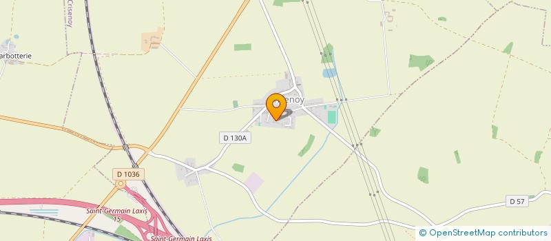 localisation de l'entreprise MONSIEUR GUILLAUME DALIBON  CRISENOY