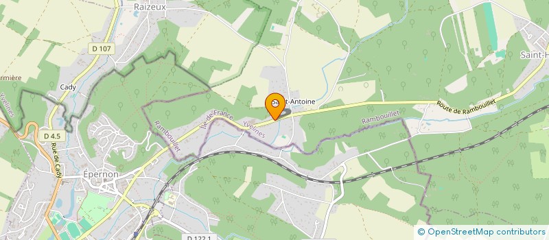 localisation de l'entreprise MONSIEUR GUILLAUME DALL'OLMO  SAINT-HILARION