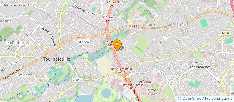 localisation de l'entreprise MONSIEUR GUILLAUME DALLA CIA  TOURNEFEUILLE