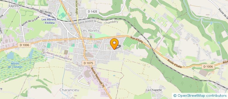 localisation de l'entreprise MONSIEUR GUILLAUME DALONNEAU à LES ABRETS-EN-DAUPHINE