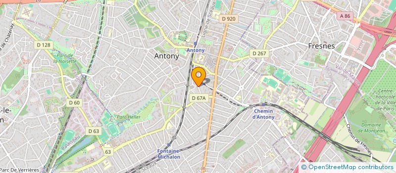 localisation de l'entreprise MONSIEUR GUILLAUME DAMANY à ANTONY