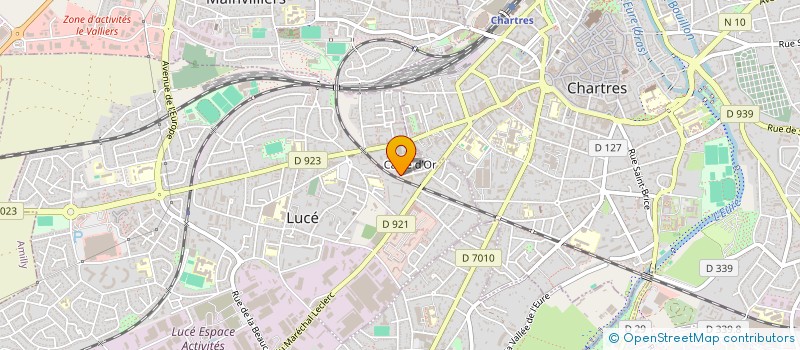 localisation de l'entreprise MONSIEUR GUILLAUME DAMBREVILLE à LUCE