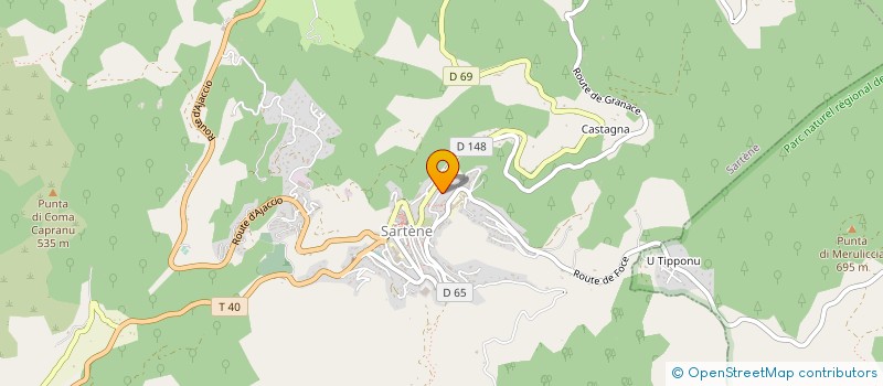 localisation de l'entreprise MONSIEUR GUILLAUME DANGLA à SARTENE