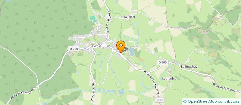 localisation de l'entreprise MONSIEUR GUILLAUME DARDOULLIER à LA GUICHE