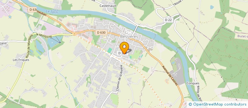 localisation de l'entreprise MONSIEUR GUILLAUME DARGEIN  BESSIERES