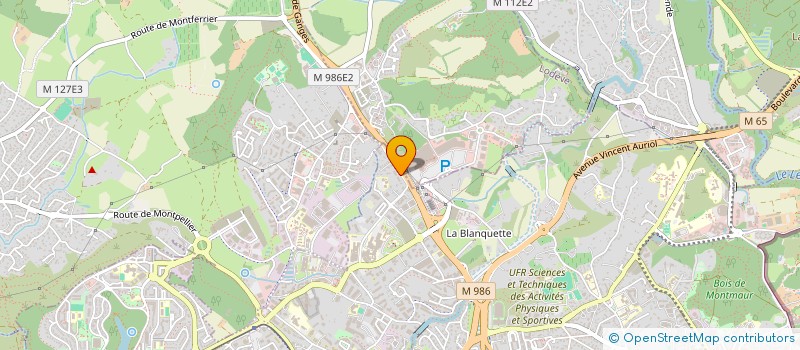 localisation de l'entreprise MONSIEUR GUILLAUME DAUMUR à MONTPELLIER