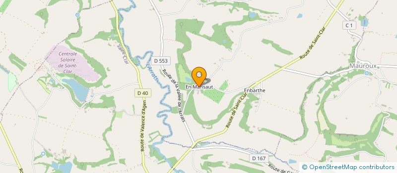 localisation de l'entreprise MONSIEUR GUILLAUME DAVASSE  SAINT-CREAC